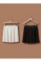 Women's Hijab 2-Pack Pleated Brown Ecru Lengthening and Beautifying Underskirt Pleated Complementary Skirt - 2