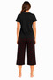 52806-26 Women's Compact Combed Cotton Pajama Set with Chili Print, Soft Fabric, Comfortable Home Wear - 6