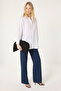 Pearl-Detail Poplin Shirt