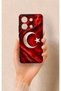Redmi Note 13 4g Compatible Turkish Flag Patterned Silicone Case
