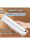 Inkless Printer, A4 200dpi Portable Wireless Printer, 10mm / S Mobile Bluetooth Thermal Printer - 3
