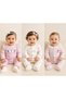 Mother Baby Newborn 3-Piece Combination Jumpsuit Set 100% Cotton Baby Girl Hospital Release