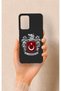 Oppo A16 Compatible Turkish Flag Patterned Silicone Case
