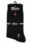 Men's Black Cotton 6-Piece Boxed Extra Thin Cotton Summer Socks Seamless Washable Anti-Sweat Men's Socks - 2
