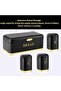Metal Bread Box with Tea Coffee Sugar Canister Set, Bread Storage Bin for Kitchen Countertop - 6