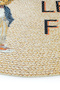 Passy Half Moon Shaped Decorative Door Mat with Teddy Bear Cute Entrance Balcony Patio Carpet - 5