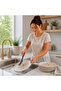 Grey Dish Brush – Ergonomic Kitchen Scrub Brush with Semi-Rigid Bristles with Hook Handle - 2