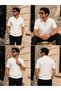 Men's Stylish Polo Collar T-Shirt with Zipper, Comfortable Cut - 2