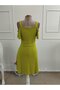 Women's off-the-shoulder v-neck short modal dress - 6