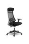 Scaun de birou Brema micro-mesh, negru - 4