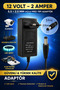 12 Volt 2 Amper Adapter 5.5*2.5 mm with Led – Power Cable for Led Strip, Security Camera, Modem and Router