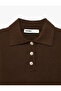 Regular Fit Short Sleeve Polo Neck Knitwear Sweater - 7