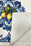 Decorative Kitchen Cotton Oven Towel with Special Pattern 35X50 cm Washable Lemon - 5