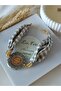 Scarf Fabric Bracelet Sun Polymer Clay Bracelet Bandana Pöti Square - 4
