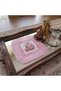 Coffee-Colored Fabric Presentation Napkin |   Tasseled Presentation Napkin - 3