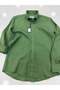 Slim Fit Long Sleeve 100% Linen Breathable Fabric Men's Shirt with Gift Box Fs-004170 - Green - 2