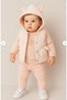 Baby 3-Piece Hooded Set with Ears – Sweatshirt, Pants and Vest Set 10703- - 3