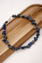 Lapis Lazuli Stone Necklace 40Cm+3Cm Real Natural Stone - 2