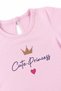 Baby Girl Heart Printed Casual Short Sleeve Summer T-Shirt - 3