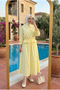 Women's Waist Drawstring Detailed Shirt Skirt Hijab Set (Unlined) - 3