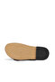 Brown Leather Women's Flat Slippers - 6
