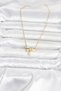 316L Steel Chain Gold Color Bow Model Women's Necklace - 2