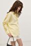 Yellow Sleeve Lace Embroidered Women's Shirt - 4