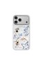 iPhone 17 Pro Max Case M-Safe Compatible 3D Printed Design the Dog Series Cover White