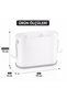 Wall Mountable Multi-Purpose Organizer Pen Holder |   Storage and Organizer Box with Adhesive Straps 2 Pieces (White) - 3
