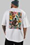 For Dog Lovers 9 White Oversize T-Shirt with Dog Print on the Back 100% Cotton Unisex Dog Lover Premium Design - 5