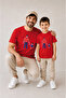 Father Son Combination Sold as a Single Item 100% Cotton Oversize T-Shirt Father's Day Gift