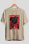 For Dog Lovers 11 Front Dog Print Beige Oversize T-Shirt 100% Cotton Unisex Dog Lover Premium Design