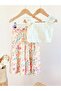 Girl's Scallop Blouse and Flowy Pants 2-Piece Set - 2