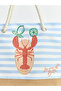 Lcw Accessories Blue Women's Straw Beach Bag from the Cc Collection - 2