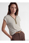 Striped 100% Cotton Women's T-Shirt