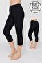 3-Pack Plus Size Cotton Women's Leggings High Waist Capri Comfortable Stretchy Tummy Control - Plus Size Capri Leggings - 5060 - 3