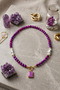 ALAÇATI GLASS BEAD NATURAL STONE NECKLACE - 2