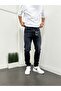 Men's Regular Fit Straight Leg Stretchy Lycra Denim Jeans Trousers - 2