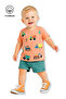 Baby Boy Car Printed Casual Short Sleeve Summer T-Shirt