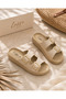 Patterned Shiny Summer Casual Holiday Beach Slippers - 6