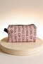 Powder Pink Travel Organizer Makeup Bag Multi-Purpose Cosmetic Bag - 4