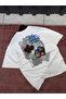 White Heritage Embroidered Oversize T-Shirt Sw-5181 - 6