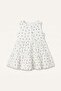 Sleeveless Polka Dot Ecru Dress Baby Girl H6260A526Hs - 4