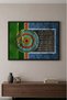 Luxury Ayatul Kursi Islamic Wall Art | Framed Canvas Print | Arabic Calligraphy Decor for Living Room, Bedroom, Office & Gift