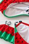 My Little One's Cicileri Watermelon Patterned Girls' 2-Piece Swimsuit Bikini Set - Red - 5