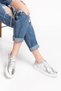 Women's Genuine Leather Stone Embellished Comfortable Anatomical Sole Shoes - 4