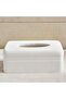 Bia Tissue Box Cover 26x14.5x10.5cm - White - 3