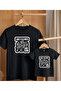 Father's Day Concept - Father-Child Combination T-Shirt Oversize 100% Cotton T-Shirt (Must Be Ordered in Pairs for Combination)