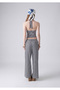 Striped Low Waist Trousers - 3