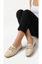 Women's Loafer Ballet Flats with Gold Buckle, Daily Comfortable Office Shoes, Non-Slip Sole, Stylish Classic - 4
